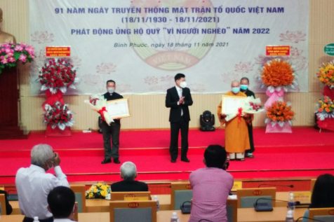 Phật giáo Bình Phước đón nhận Huân chương Lao động hạng Ba của Chủ tịch nước trao tặng