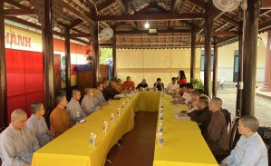 Sở Nội vụ và Ban Trị sự Phật giáo tỉnh Bình Phước thăm và làm việc cùng Phật giáo huyện Phú Riềng