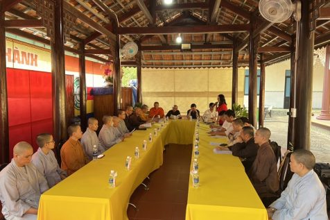 Sở Nội vụ và Ban Trị sự Phật giáo tỉnh Bình Phước thăm và làm việc cùng Phật giáo huyện Phú Riềng