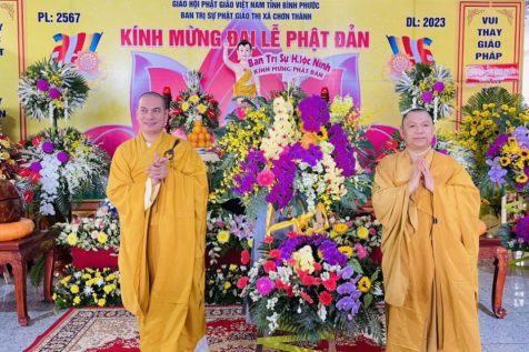 Ban Trị sự Phật giáo TX.Chơn Thành tổ chức Đại lễ Phật đản Phật lịch 2567