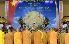 Phật giáo huyện Bù Đăng tổ chức Đại lễ Phật đản PL.2567- DL.2023
