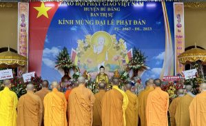 Phật giáo huyện Bù Đăng tổ chức Đại lễ Phật đản PL.2567- DL.2023