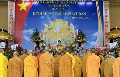 Phật giáo huyện Bù Đăng tổ chức Đại lễ Phật đản PL.2567- DL.2023