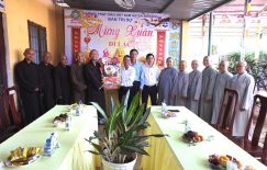 Chính quyền tỉnh thăm và chúc Tết Ban Trị Sự giáo hội Phật giáo Huyện Bù Đăng